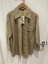 ZARA BEIGE FAUX LEATHER