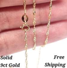 9 ct Gold Chain Necklace 375