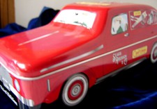 Sears Roebuck & Co Red Car Tin