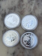 4 X 1oz Silver Coins