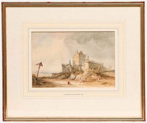 Mid 19th century watercolour - mid,