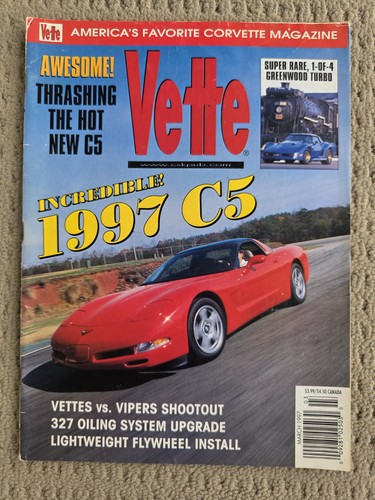 Vette magazine march 1997 97 - vette, '97