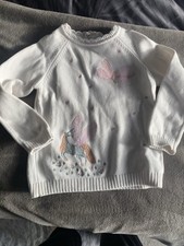Girls Unicorn Jumper 5-6yrs