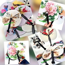 Hand Fan Portable Folding Hand Fans Decoration Wedding Summer Paper Handheld Fan