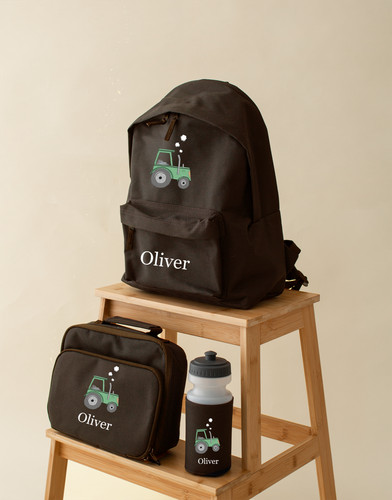 Personalised tractor backpack - personalised,