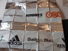 FLORA 2003 LONDON MARATHON COMPETITORS FOIL THERMAL BLANKET