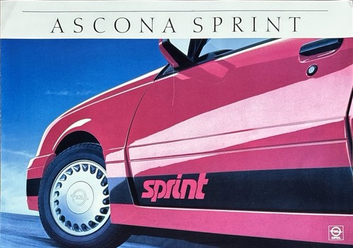 Opel ascona sprint - ascona, brochure