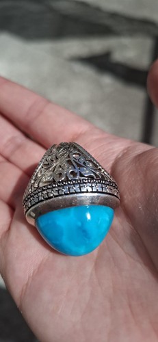 Natural blue turquoise - blue,
