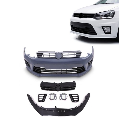 Front bumper with led - bumper, fog