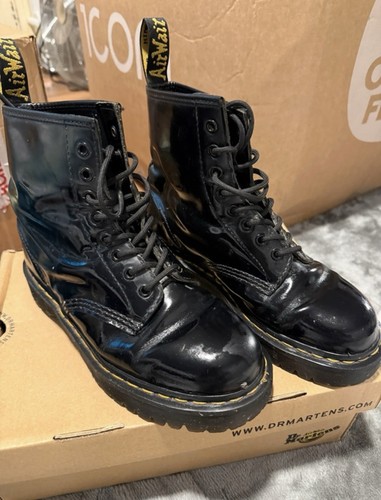 Black doc martin boots - doc,