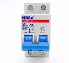 NBSe 6AMP DOUBLE POLE MCB