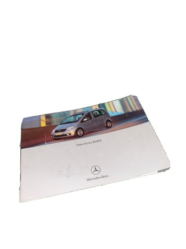 Mercedes service booklet vaneo - mercedes,