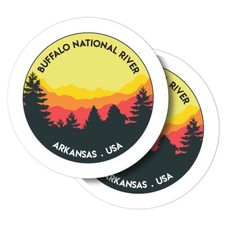 2x Vinyl Stickers Arkansas USA