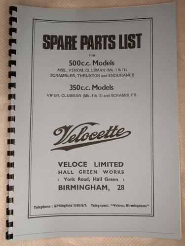 Velocette 350 500 mss - velocette,