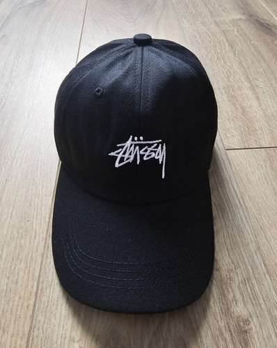 Stüssy black cotton - black, canvas