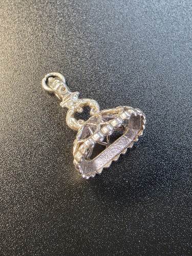 Vintage sterling silver fob - vintage,