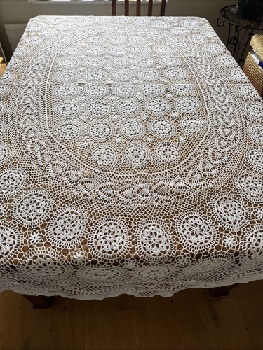 White hand crochet - crochet, lace
