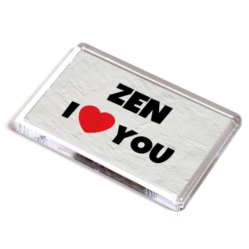 Fridge magnet zen i love - fridge,