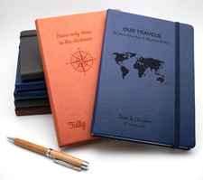 Personalised Custom Hardcover Notebook | Design A Unique Journal | Engraved Gift