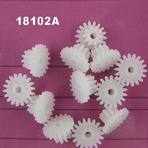 Plastic toothed wheels double - toothed,
