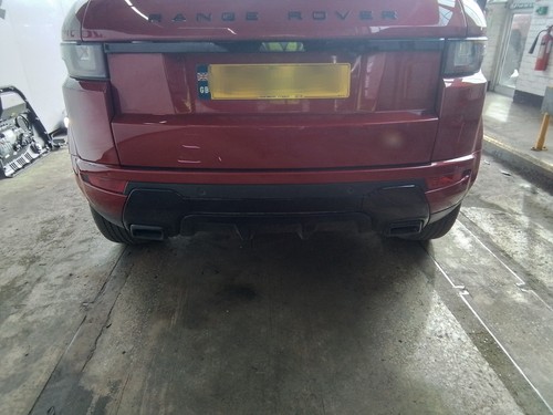 Rear bumper range - rear, evoque