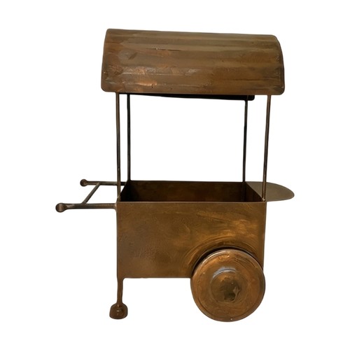 Antique metal wheelbarrow - antique,