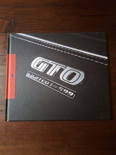 Ferrari 599 gto brochure - ferrari,