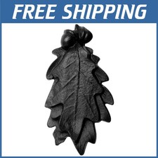 Rustic Oak Leaf Cast Iron Door