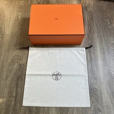 Hermes Large Handbag Box 41 x 29 x 15.5 Cm + Dust Bag 46 x 45 Cm 