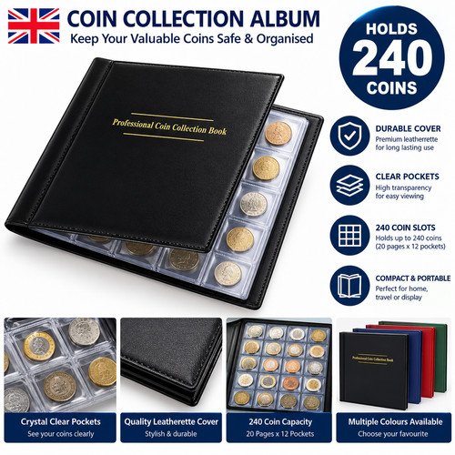 Coin collection album - album, book