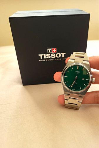 Tissot prx 40mm green dial - tissot,