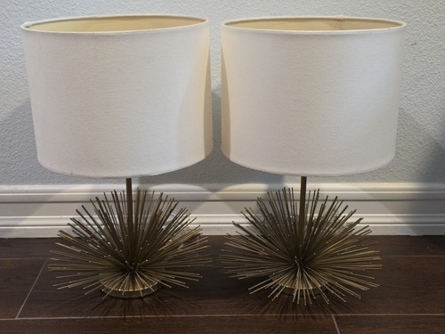 Pair art deco table lamps - pair,
