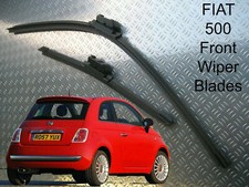 Front Wiper Blades Fiat 500 &
