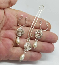 Nipple Rings & Clit Clamp No Piercing Vaginal Clit Clip, Pearl Intimate Jewelry