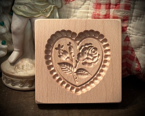 Springerle cookie mold carved - mold,