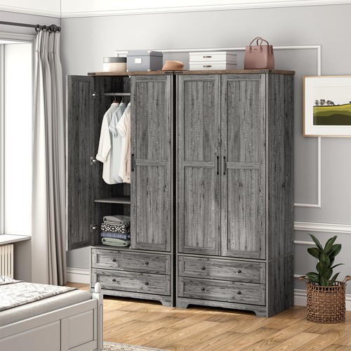 Tall freestanding armoire - 71,