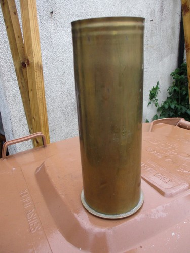 World war ww1 brass shell - ,
