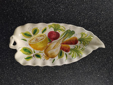 ITALIAN  LEAF SHAPED CERAMIC