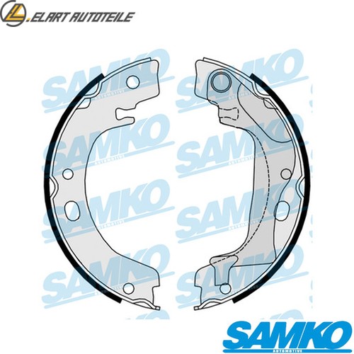 Brake shoe set parking - set,
