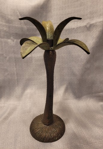 Vintage cast iron palm tree - iron,