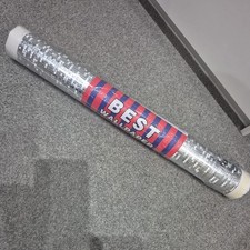 Metallic Silver Mosaic Wallpaper 9.5m X 0.53m