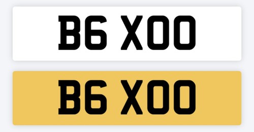 Xoo private number - xoo, plate