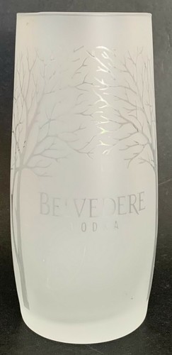 Belvedere vodka frosted glass - belvedere,