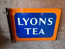 Lyons Tea double sided sign