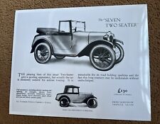 Austin 7 Press Photo Brochure
