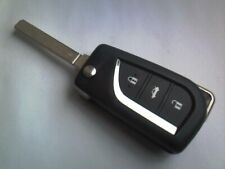 GENUINE TOYOTA AURIS AVENSIS ETC (RF-433MHz) 3 BUTTON REMOTE FLIP UNCUT KEY FOB
