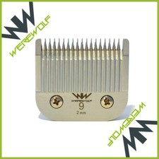 Werewolf Professional Dog Clipper Blade Size 9, 2 mm Fits Oster Andis Sure Clip