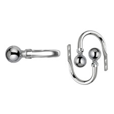 Metal Curtain Hold Backs 2 X