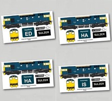 Fridge Magnet British Rail Class 27 BR Blue Railfreight Diesel Loco