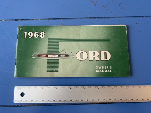 1968 ford car - ford, manual